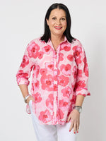 Pink Poppies Floral Print Shirt - Pink/Multi