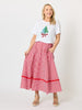 Sequin Xmas Tree Tee - White Multi