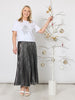 Sequin Xmas Tree Tee - White/Silver