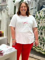 Martini Print Tee - White