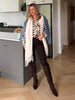 Cosy Fringe Scarf - Chalk