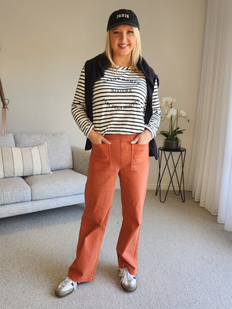 Carpenter Stretch Leg Jean - Fig