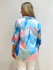 Grazia Mio Caro Print Shirt  - Aqua
