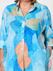 Grazia Mio Caro Print Shirt - Blue rc&co