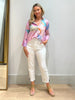 Grazia Mio Caro Print Shirt  - Lilac