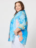 Grazia Mio Caro Print Shirt - Blue rc&co