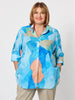 Grazia Mio Caro Print Shirt - Blue rc&co
