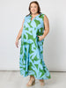 Sienna Print Dress - Blue Green rc&co