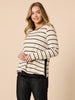 Wall Street 2 in 1 Knit Top - Ivory/Black rc&co