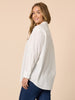 Sweetheart Embroidered Shirt - White rc&co