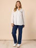 Carpenter Stretch Wide Leg Pull On Denim Jean - Dark Denim rc&co