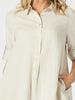 Lino Montana Dress - Natural rc&co
