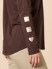 Hearts Square Long Sleeve Tee - Coffee rc&co