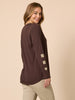 Hearts Square Long Sleeve Tee - Coffee rc&co