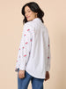 Embroidered Cherry Shirt - White RC&CO