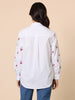 Embroidered Cherry Shirt - White RC&CO
