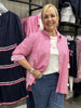 Cabo Stripe Print Shirt - Pink White