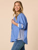 Cabo Stripe Print Shirt - Blue/White rc&co