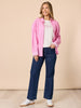 Cabo Stripe Print Shirt - Pink White rc&co