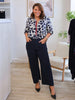 Marine Wide Leg Pant - Navy