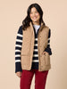 Hampton Quilted Vest - Caramel