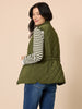 Hampton Quilted Vest - Khaki rc&co