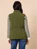 Hampton Quilted Vest - Khaki rc&co