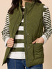 Hampton Quilted Vest - Khaki rc&co