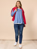 Alicia 2 in 1 Top - Blue