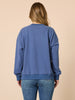 The NYC Embroidered Sweatshirt - Denim Blue rc&co
