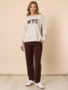 Urban City Straight Leg Pant - Coffee rc&co