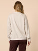 The NYC Embroidered Sweatshirt - Natural rc&co