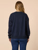 The NYC Embroidered Sweatshirt  - Navy rc&co