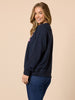 The NYC Embroidered Sweatshirt  - Navy rc&co