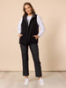St Moritz Reversible Quilted Vest - Black