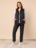 Evie Stretch Straight Leg Pant - Charcoal