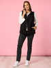 St Moritz Reversible Quilted Vest - Black rc&co