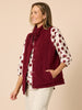 St Moritz Reversible Quilted Vest - Shiraz rc&co