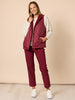 Evie Stretch Straight Leg Pant - Shiraz