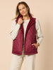 St Moritz Reversible Quilted Vest - Shiraz rc&co