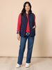 Hampton Quilted Vest - Navy rc&co
