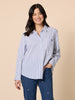 Heritage Stripe Print Shirt - Blue/White rc&co
