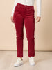 Avenue Slim Leg Cord Pant  - Shiraz rc&co