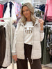The Alpine Puffer Vest - Ivory