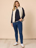Double Take 2 in 1 Stripe Top  - Navy/White rc&co