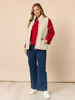 The Alpine Puffer Vest - Ivory