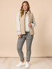 The Alpine Puffer Vest - Natural