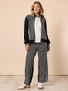 Empire Spliced Print Jacket - Black/Ivory rc&co