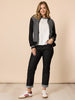 NYC Sports Embroidered Top - Ivory rc&co