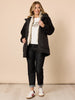 The Teddy Hooded Puffer Jacket - Black